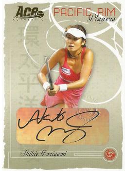 2006 Ace Authentic Grand Slam - Pacific Rim Players Autographs #PR-6 Akiko Morigami Front