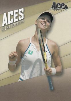2007 Ace Authentic Straight Sets - Aces #AC-9 Elena Dementieva Front