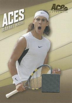 2007 Ace Authentic Straight Sets - Aces Materials #AC-5 Rafael Nadal Front