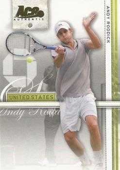 2007 Ace Authentic Straight Sets - Gold #5 Andy Roddick Front