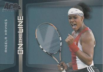 2007 Ace Authentic Straight Sets - On The Line #OL-2 Angela Haynes Front