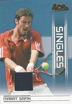 2007 Ace Authentic Straight Sets - Singles Materials #SI17 Marat Safin Front