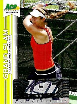 2013 Leaf Ace Authentic Grand Slam - Yellow #BA-AM2 Alexandra Mueller Front