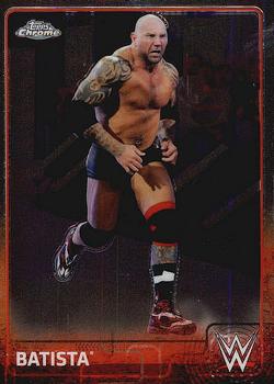 2015 Topps Chrome WWE #5 Batista Front