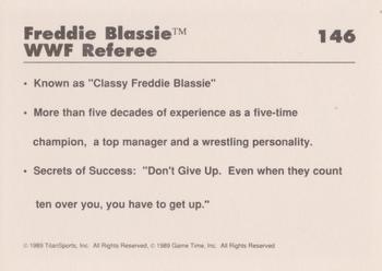 1989 Classic WWF #146 Freddie Blassie Back