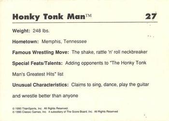 1989 Classic WWF #27 Honky Tonk Man Back