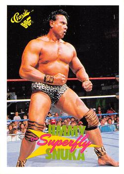 1989 Classic WWF #114 Superfly Jimmy Snuka Front
