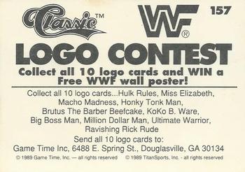 1989 Classic WWF #157 Hulk Rules Back