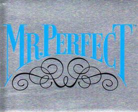 1990 Merlin WWF Superstars Stickers #37 Mr Perfect Logo Front