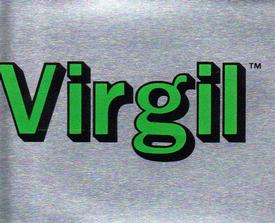 1990 Merlin WWF Superstars Stickers #185 Virgil Logo Front
