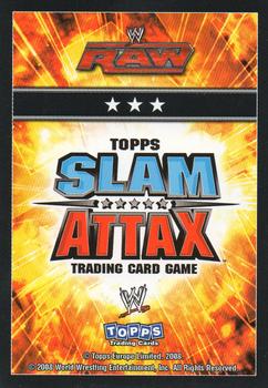 2008 Topps Slam Attax WWE #NNO JTG Back