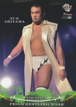 2009-10 BBM Pro-Wrestling Noah #4 Jun Akiyama Front