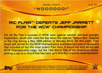 2015 Topps WWE - Crowd Chants: WOOOOOO! #4 Ric Flair Defeats Jeff Jarrett for the WCW Championship Back