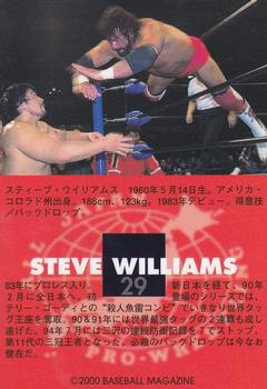 2000 BBM Limited All Japan Pro Wrestling #29 Steve Williams Back
