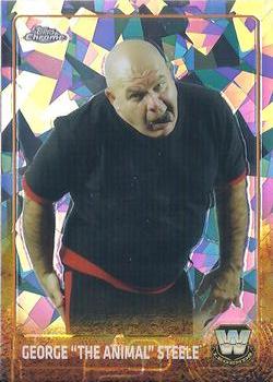 2015 Topps Chrome WWE - Atomic Refractor #81 George The Animal Steele Front