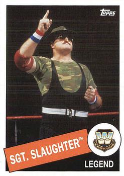 2015 Topps WWE Heritage #42 Sgt. Slaughter Front
