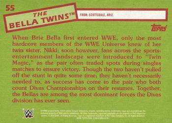 2015 Topps WWE Heritage #55 The Bella Twins Back