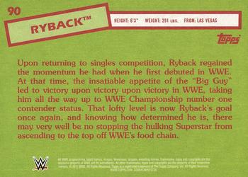 2015 Topps WWE Heritage #90 Ryback Back