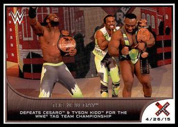 2016 Topps WWE Road to Wrestlemania #22 The New Day Front