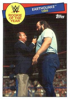 2015 Topps WWE Heritage - Rookie of the Year #7 Earthquake Front