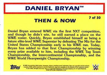2015 Topps WWE Heritage - Then & Now #7 Daniel Bryan Back