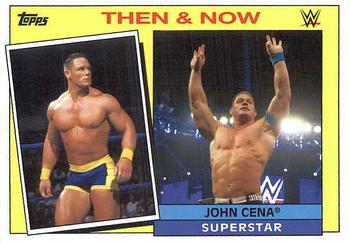 2015 Topps WWE Heritage - Then & Now #17 John Cena Front