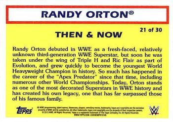 2015 Topps WWE Heritage - Then & Now #21 Randy Orton Back