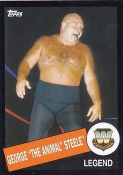 2015 Topps WWE Heritage - Black Border #20 George The Animal Steele Front