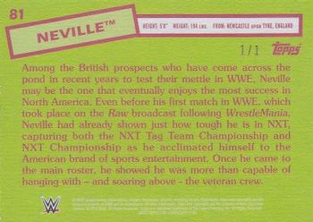 2015 Topps WWE Heritage - Red #81 Neville Back