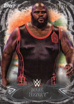 2015 Topps WWE Undisputed - Black #48 Mark Henry Front