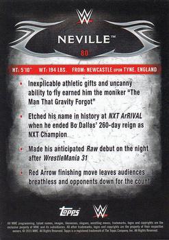2015 Topps WWE Undisputed - Black #80 Adrian Neville Back