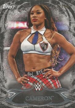 2015 Topps WWE Undisputed - Black #96 Cameron Front