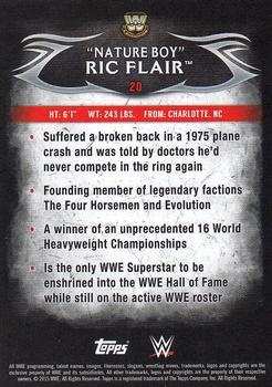 2015 Topps WWE Undisputed - Red #20 Ric Flair Back