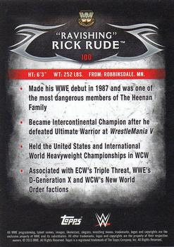 2015 Topps WWE Undisputed - Red #100 Ravishing Rick Rude Back