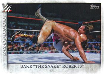 2015 Topps WWE Undisputed - Famous Finishers #FF-26 Jake The Snake Roberts Front