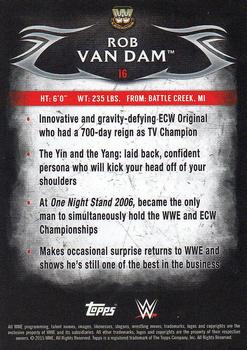 2015 Topps WWE Undisputed - Silver #16 Rob Van Dam Back