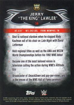 2015 Topps WWE Undisputed - Silver #36 Jerry Lawler Back