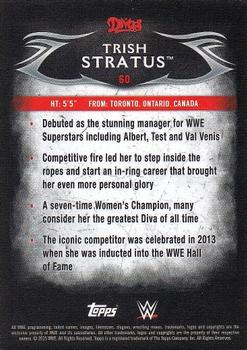 2015 Topps WWE Undisputed - Silver #60 Trish Stratus Back