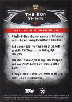 2015 Topps WWE Undisputed - Silver #65 The Iron Sheik Back