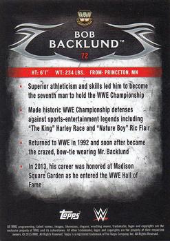 2015 Topps WWE Undisputed - Silver #72 Bob Backlund Back