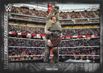 2015 Topps WWE Undisputed - Famous Finishers Black #FF-5 Undertaker Front