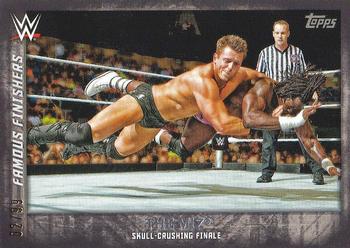 2015 Topps WWE Undisputed - Famous Finishers Black #FF-29 The Miz Front