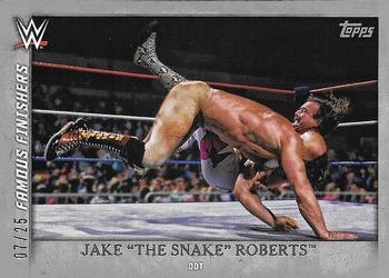 2015 Topps WWE Undisputed - Famous Finishers Silver #FF-26 Jake Roberts Front
