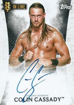 2015 Topps WWE Undisputed - NXT In Line Autographs #NA-CC Colin Cassady Front