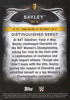 2015 Topps WWE Undisputed - NXT Prospects Purple #NXT-15 Bayley Back