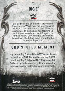 2016 Topps WWE Undisputed #2 Big E Back