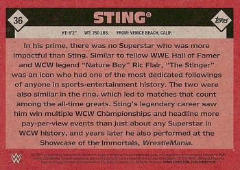 2016 Topps WWE Heritage #36 Sting Back