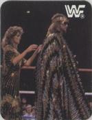 1987 Hostess Munchies WWF Wrestlemania Stickers #NNO Randy Savage / Miss Elizabeth Front