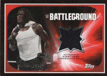 2016 Topps WWE Road to Wrestlemania - Battleground Turnbuckle Pad Relics #NNO R-Truth Front