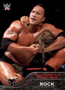 2016 Topps WWE - The Rock Tribute #14 The Rock Front